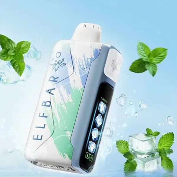 Ivory Vapes Miami Mint Elf Bar Ice King 30000 Puffs